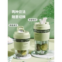 Vanow  双饮玻璃咖啡杯  460ML  VO-RZ46-B
