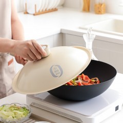 赫曼德 臻钛零涂层炒锅 32cm  HMD-97111