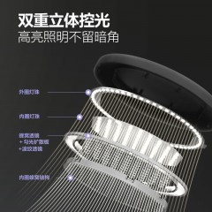 公牛 3插座台灯AAA级无极调光学习阅读台灯 12W  ML-E012C-CS