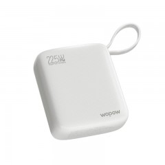 沃品 小冰砖快充自带线移动电源 LQ12Pro