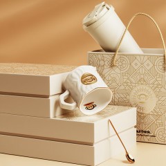 大嘴猴  Paul Frank 双饮咖啡杯三件套 490ML PFC919T