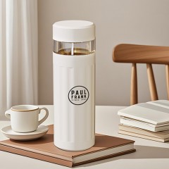 大嘴猴 Paul Frank  茶水分离保温杯覆钛银 400ML PFC928