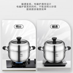 爱仕达 不串味汤蒸锅  24cm ZS24B1WG