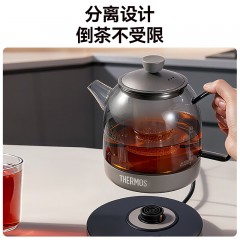 膳魔师 钛茗茶养生壶曜石黑  800W  EHA-1605E