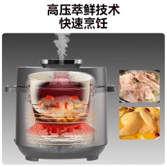 膳魔师 微电脑电压力饭煲曜石黑 1000W EHA-4565D