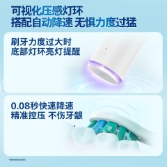 飞利浦 钻石3系声波震动牙刷  HX5282/01(黑)/HX5272/03(白)