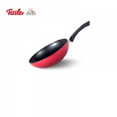 菲仕乐  红艾克深型不粘炒锅 32厘米