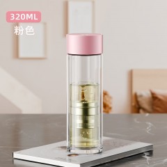 明霞  磁吸玻璃杯 320ML MX3578-ST320