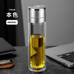 明霞  速开双层玻璃杯 450ml 3573-st450