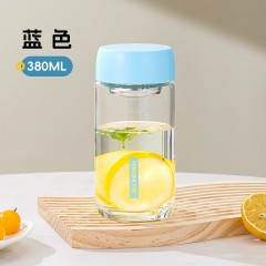 明霞 时尚单层玻璃杯 380ML MX3617-DT380