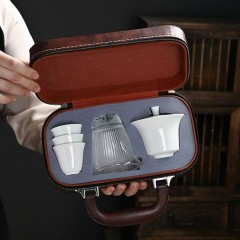 旅行茶具 羊脂玉/白瓷