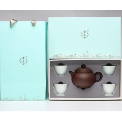 万春和  生生不息  紫砂壶230ml+茶杯45ml