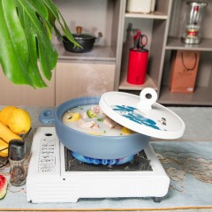 张小泉 张小泉荷韵浅口煲3升