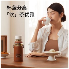 哈尔斯 华为智选智能玻璃款泡茶杯 500ml HBM-500-001-GY