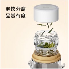 哈尔斯 华为智选智能玻璃款泡茶杯 500ml HBM-500-001-GY