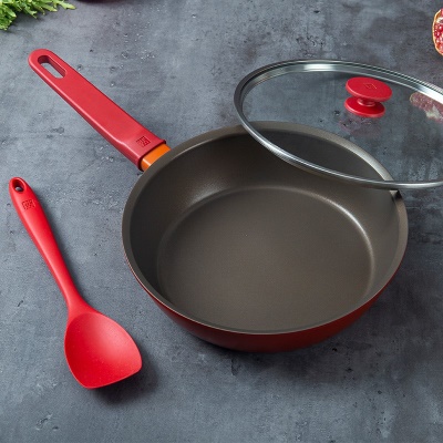 双立人（ZWILLING）NOW不粘锅煎锅家用深煎锅炒菜锅  65529-240-922/ 65520-280-922 