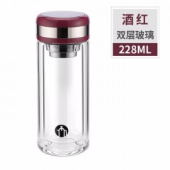 富光 茶马仕双层玻璃杯（流通款） 228ML TM2020