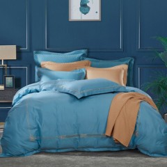 富安娜素绣床单四件套/布达佩斯