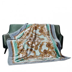 富安娜（FUANNA）单层舒柔毯莱夫尼亚1300g /180*200cm