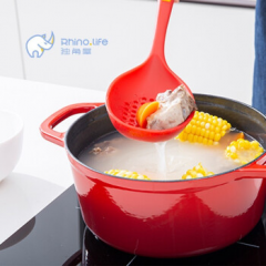 独角犀Rhinolife 双色硅胶勺铲 RHL-00111-001   红色