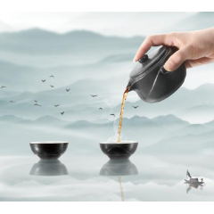 FORUOR  羽翼旅行茶具（雅黑）FU-HJK907