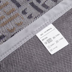 BOSS HB LOGO双面法兰绒毯 HBMT-031M
