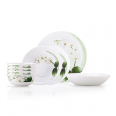 乐美雅 Luminarc 悠兰白玉餐具9件套 LC-S101G