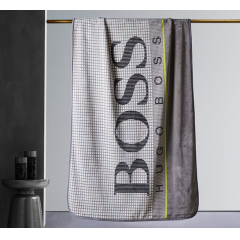 HUGO BOSS LOGO 格纹毯（灰）HBMT-015L   140×190cm