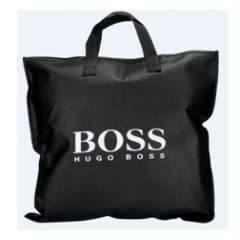 HUGO BOSS 绣花LOGO灯芯绒靠垫（灰色）HBKD-001