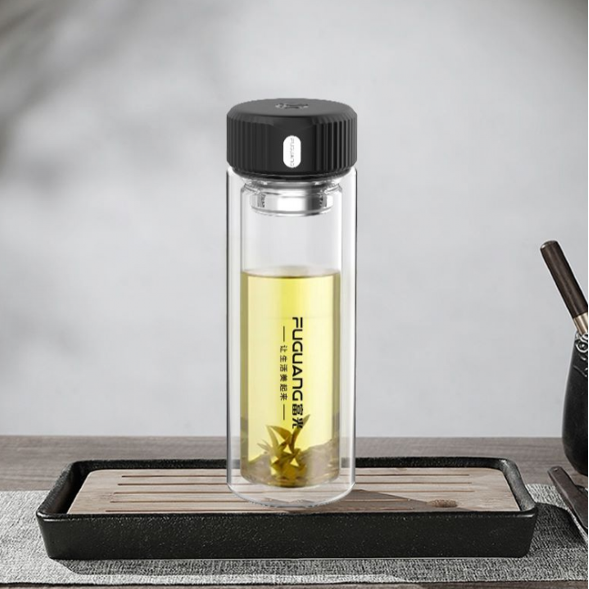 富光 正宇双层玻璃杯（流通款）G2053-SP-320 320ML