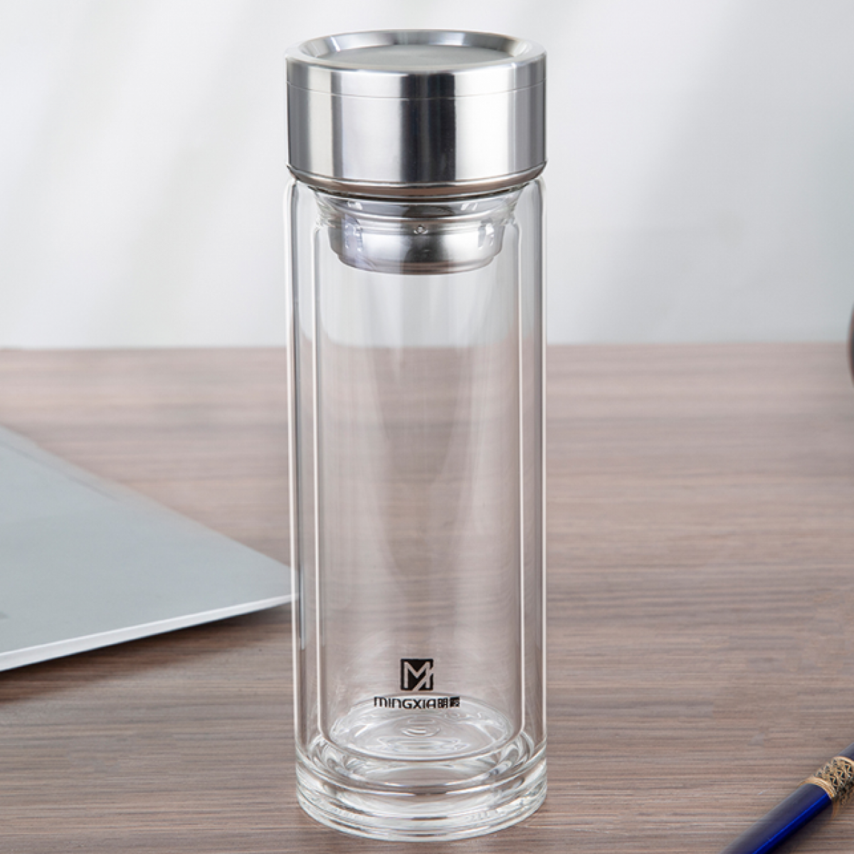 明霞 双层玻璃杯 MX3350-350 350ml