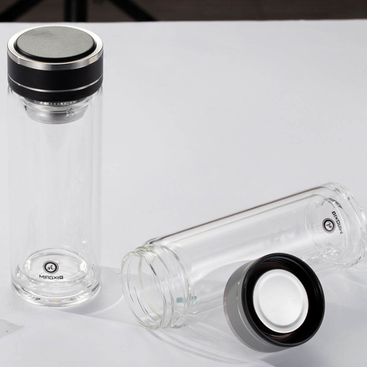 明霞 双层玻璃杯 MX3477-ST350 350ml