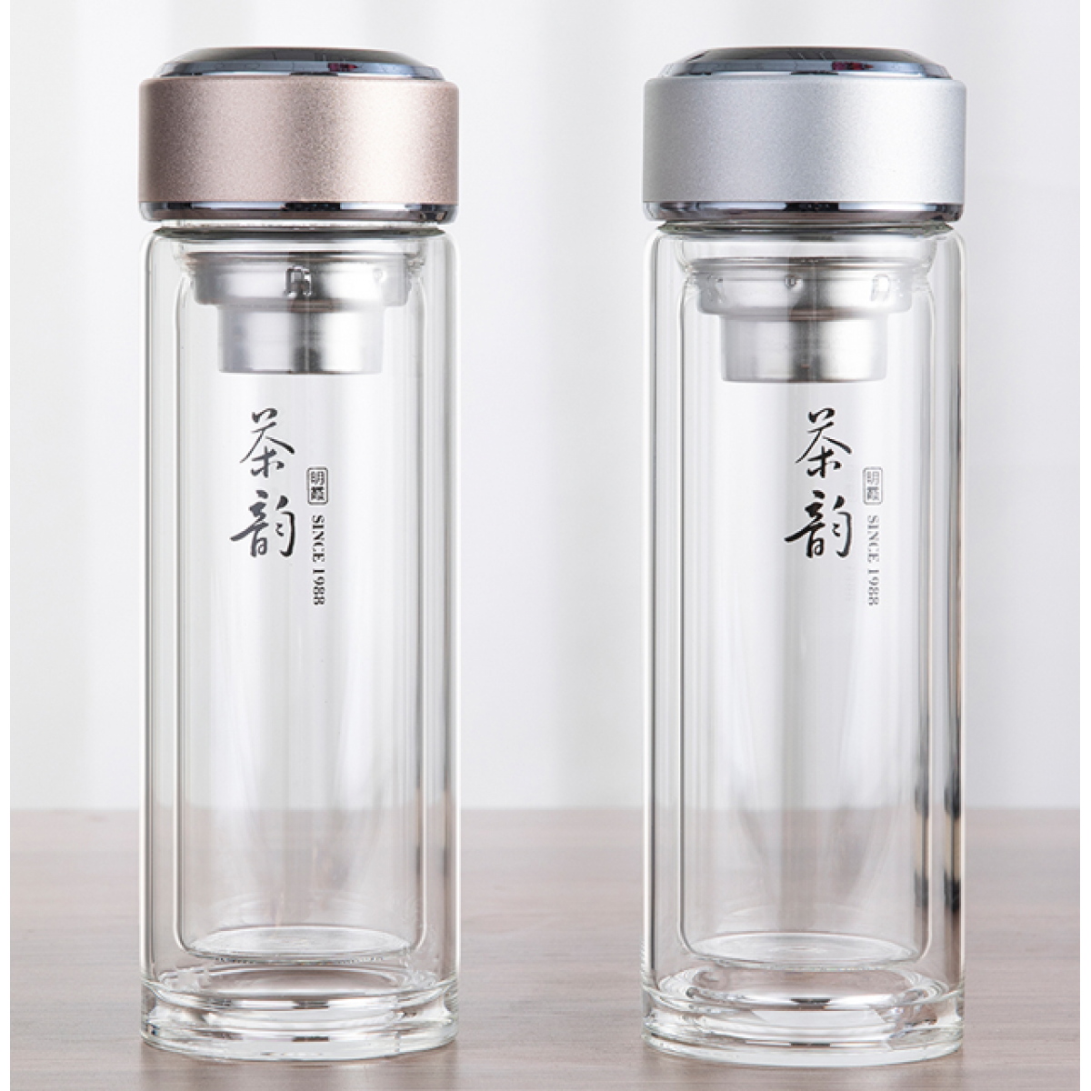明霞 双层玻璃杯 MX3335-300 300ml