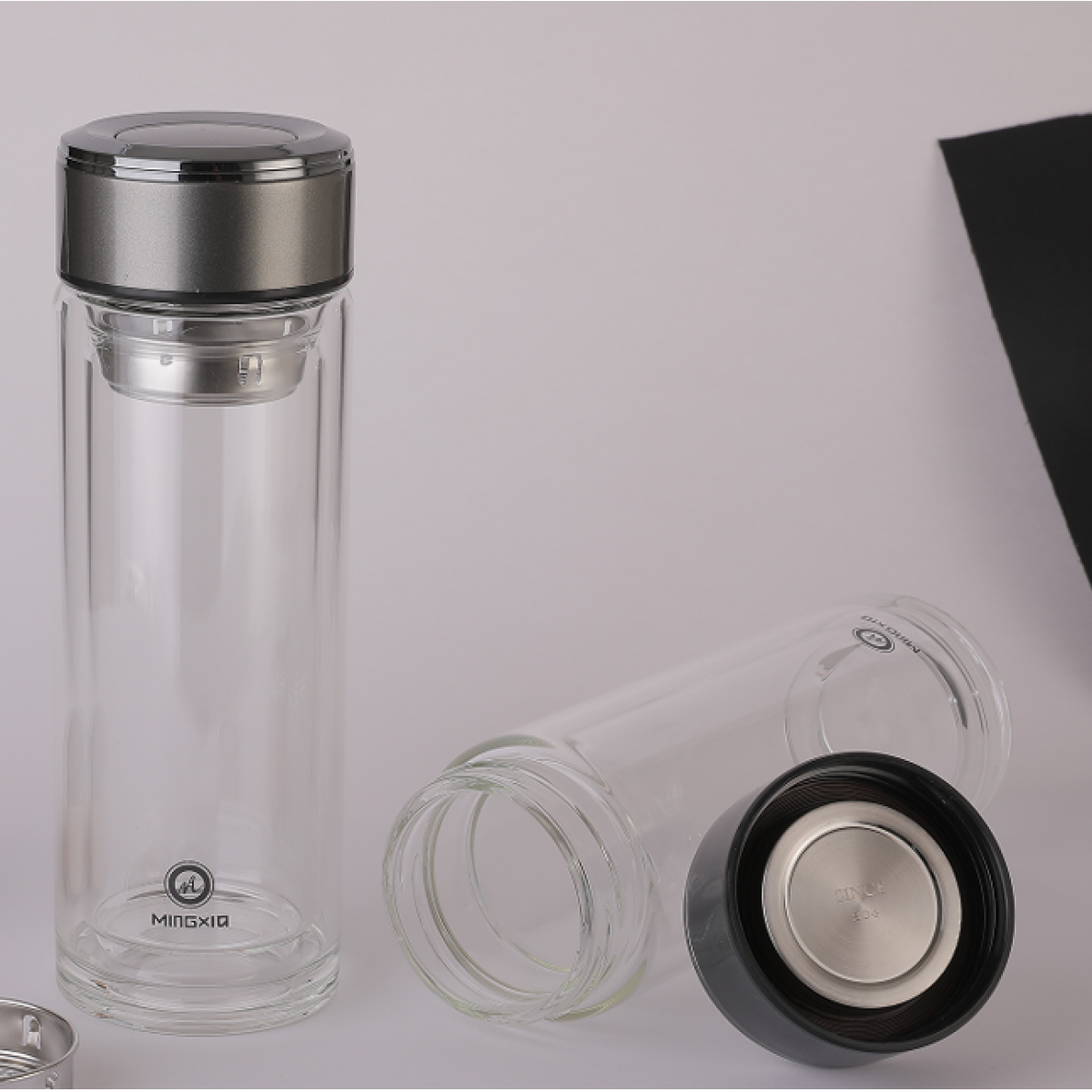 明霞 双层玻璃杯 MX3492-ST350 350ml