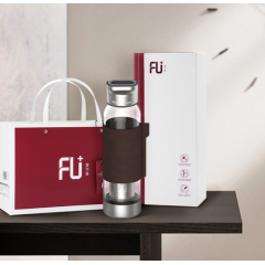 富光 FU+经典.逸单层玻璃泡茶杯 FU053-G370 370ml