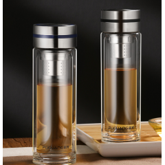 富光 格品商务双层玻璃杯（流通款）G2022-sh-320 320ml
