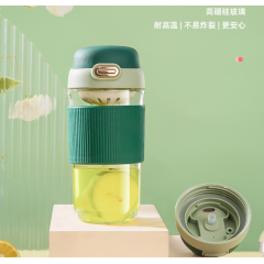 明霞 可爱吸管单层玻璃杯 MXCG39-420 420ml