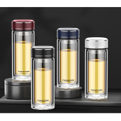 富光 正杨双层玻璃杯（流通包销款）G2125-SH-300 300ML