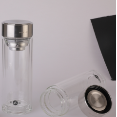 明霞 商务双层玻璃杯 MX3488-st300 300ml