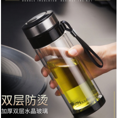 富光 锐动双层玻璃杯（流通款）XT001-320 320ml