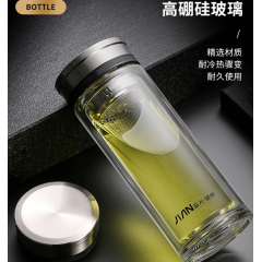 富光 尚毅商务双层玻璃杯（流通款）X1914-SH-360 360ml