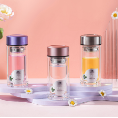 明霞 双层时尚玻璃杯 MX3456-ST220 220ml