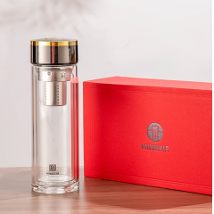 明霞 优尚商务双层玻璃杯 MA9012-ST310 310ml