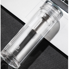 明霞 优尚商务双层玻璃杯 MA9010-310 310ml