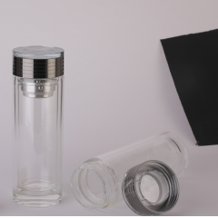 明霞 双层商务玻璃杯 MX8003-st360 360ml