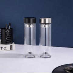 明霞 双层玻璃杯 MX1003-ST450 450ml