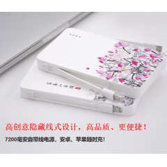 移动电源系列 双动力7200毫安电源  DFY088