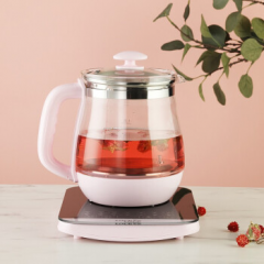 乐扣乐扣（LOCK&LOCK）EJC147PIK 养生壶煮茶器煮茶壶 粉红色