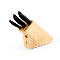 双立人 ZWILLING 刀具4件套 TWIN Point系列 防滑手柄 蔬菜刀+多用刀+中片刀+刀架 四件套 ZW-K14/32320-300-762