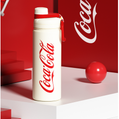 格沵GERM 格沵可口可乐联名款运动水壶（白色）560ml GE-CK22AW-DB9